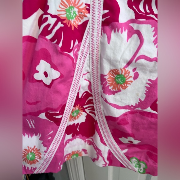 Lilly Pulitzer Size 4 A-line skirt. Rich, bright colors. - Picture 6 of 11